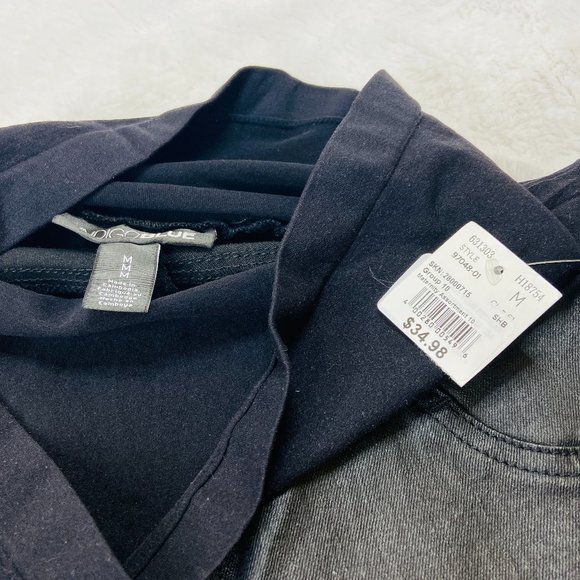Motherhood Maternity Indigo Blue Coated Skinny Leg Ankle Jeans Black Med… - Picture 9 of 10